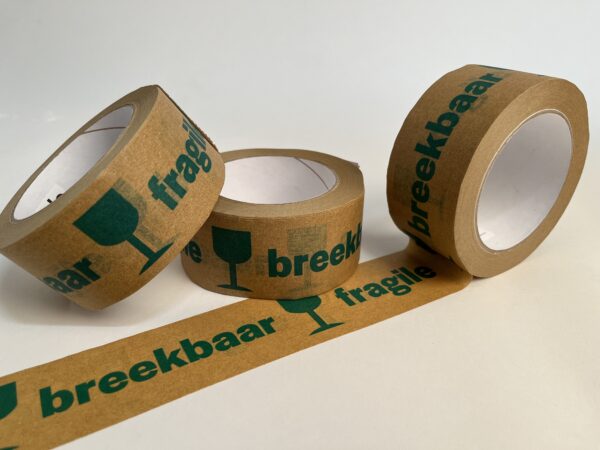 Papieren tape Breekbaar kraft bruin