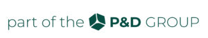 Part of the p&d logo